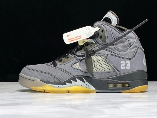 x Black 5 Jordan Off-White CT8480-001 Air 0823